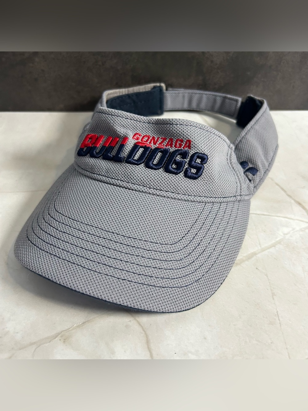 Russell Athletic Gray Gonzaga Bulldogs Visor